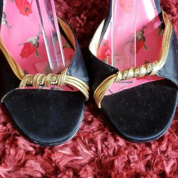 VINTAGE Y2K BETSEY JOHNSON pumps heels shoes size 8/9 - Picture 2 of 10